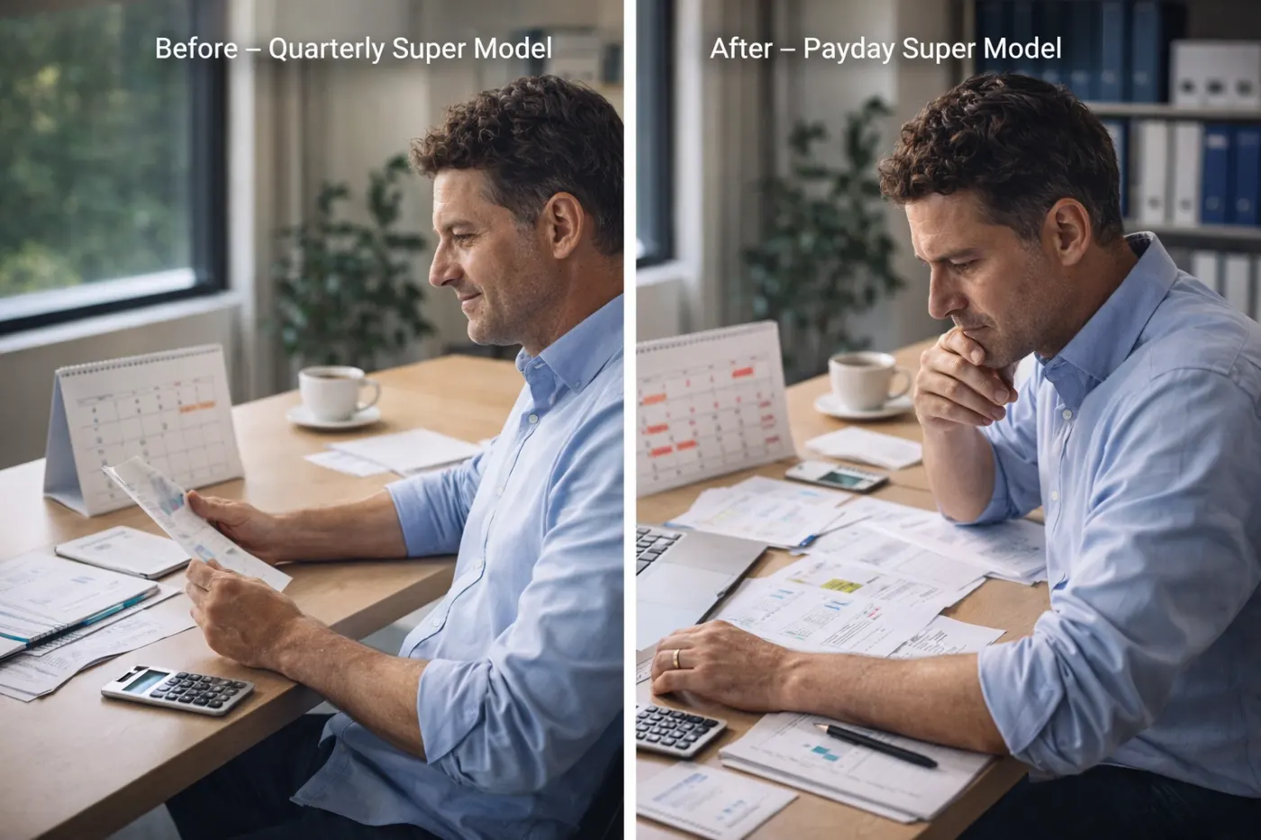 Start now to be prepared for the changes to superannuation.